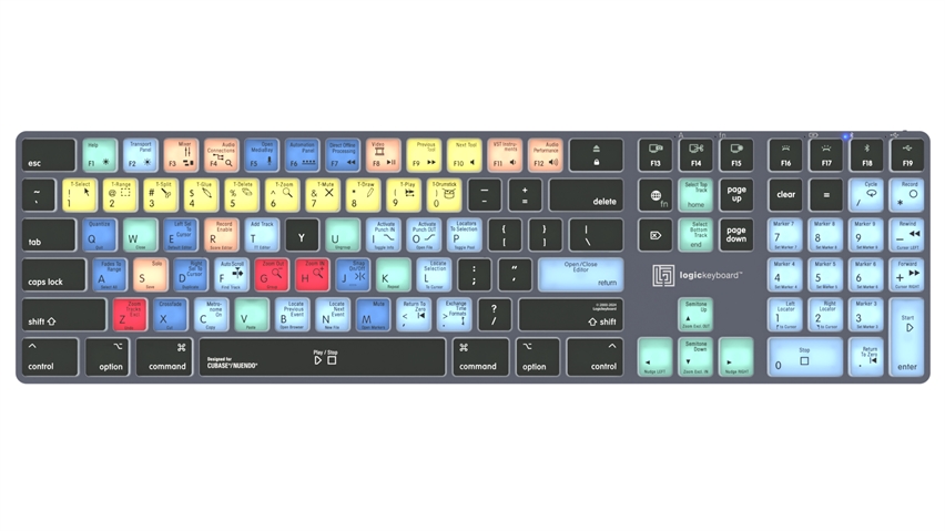 Cubase & Nuendo<br>TITAN Wireless Backlit Keyboard - Mac<br>